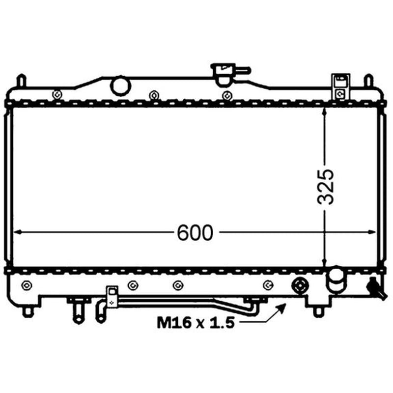 Mahle Engine Radiator CR 1519 000S