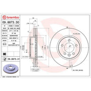 Brembo Front & Rear Brake Discs & Pads fits Land Rover Discovery IV 2009-2018