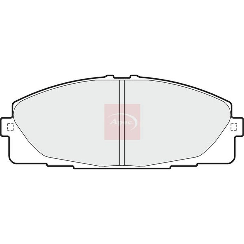 Apec Front Brake Pad Set fits Toyota Hiace / Commuter V Bus 2006 on 2.5