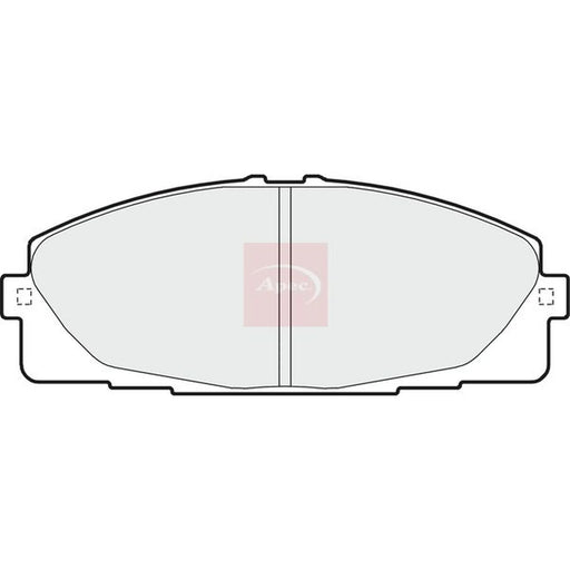 Apec Front Brake Pad Set PAD1624