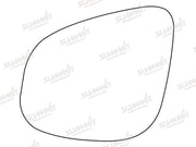 Summit Stick-On Aspheric Mirror Glass fits Renault Kangoo 12 on LHS Summit - Bars 4 Cars