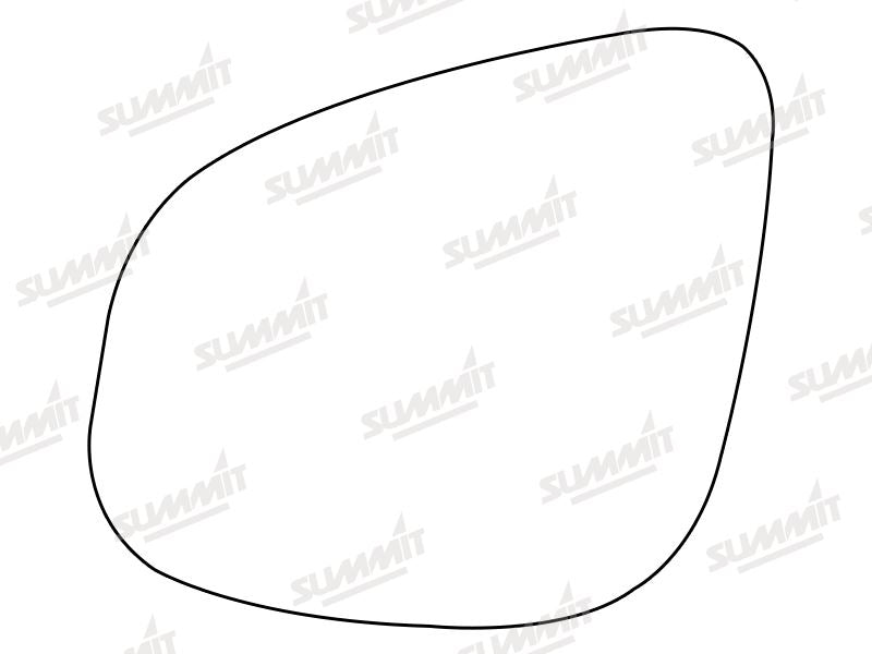 Summit Stick-On Aspheric Mirror Glass fits Renault Kangoo 12 on LHS Summit - Bars 4 Cars