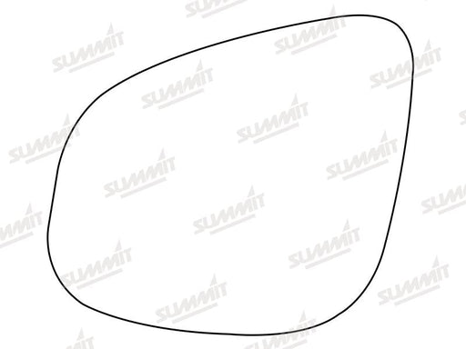Summit Stick-On Aspheric Mirror Glass fits Renault Kangoo 12 on LHS Summit - Bars 4 Cars
