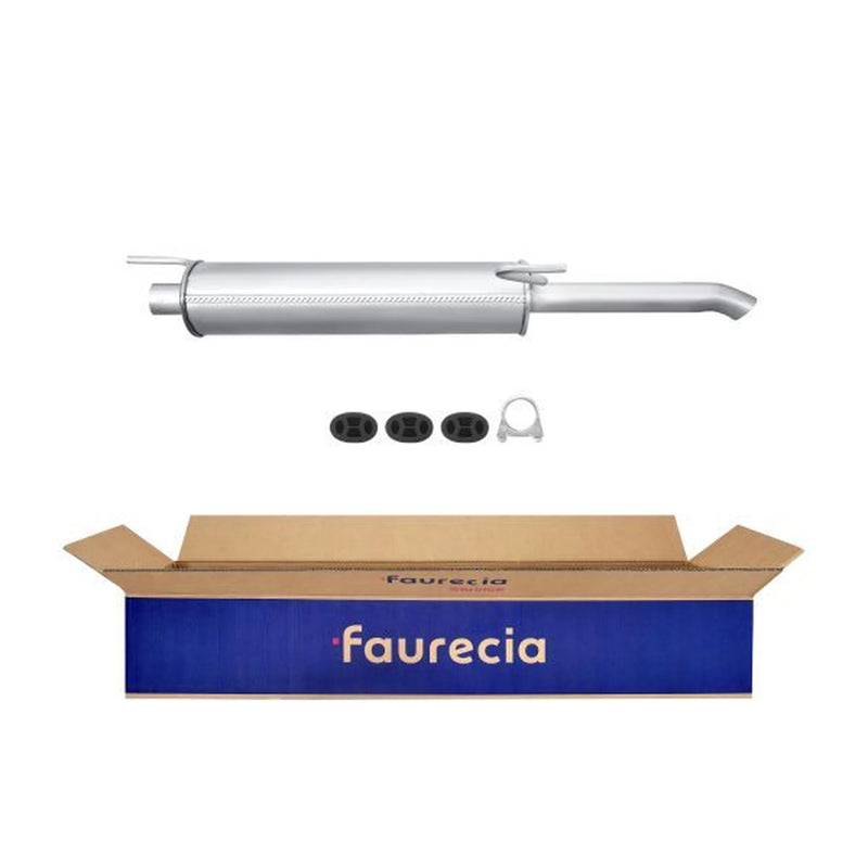 Hella End Silencer Rear fits Opel Astra F 1991-1998 1.4 1.6 1.7