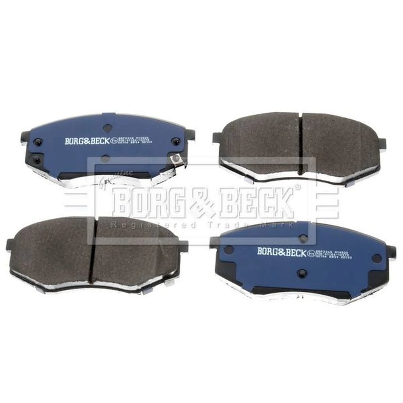 Borg & Beck Front & Rear Brake Discs & Pads fits Hyundai IX20 2010-2019 1.4 1.6