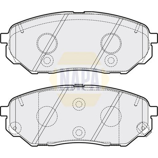 NAPA Front Brake Pad Set NBP1781