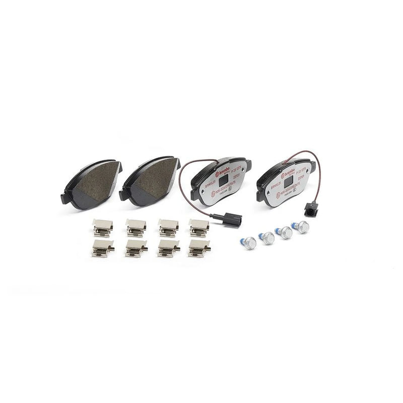 Brembo 4 x Front Brake Pad Set fits Abarth 500 / 595 / 695 2008 on 1.4