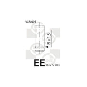 BGA Engine Intake Valve 30mm Head V171036
