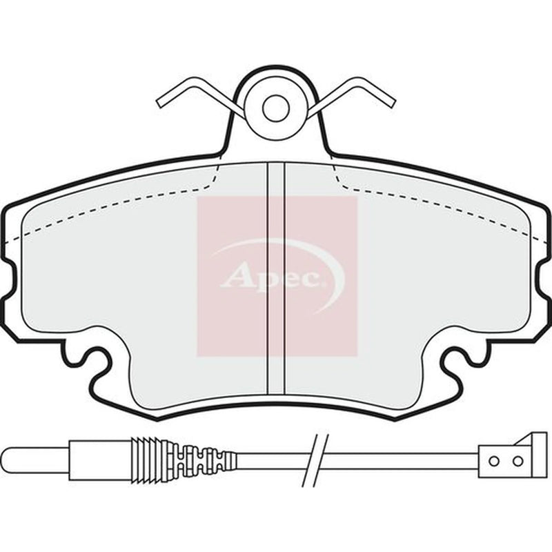 Apec Front Brake Pad Set PAD810