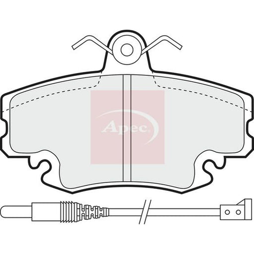 Apec Front Brake Pad Set PAD810