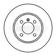 Borg & Beck 2 x Vented Front Brake Discs BBD4311-x2