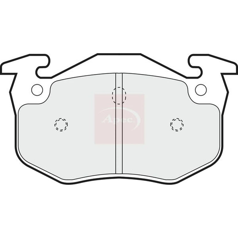 Apec Rear Brake Pad Set PAD771