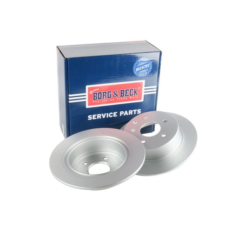 Borg & Beck Front & Rear Brake Discs & Pads fits Nissan Juke 2012-2019 1.6