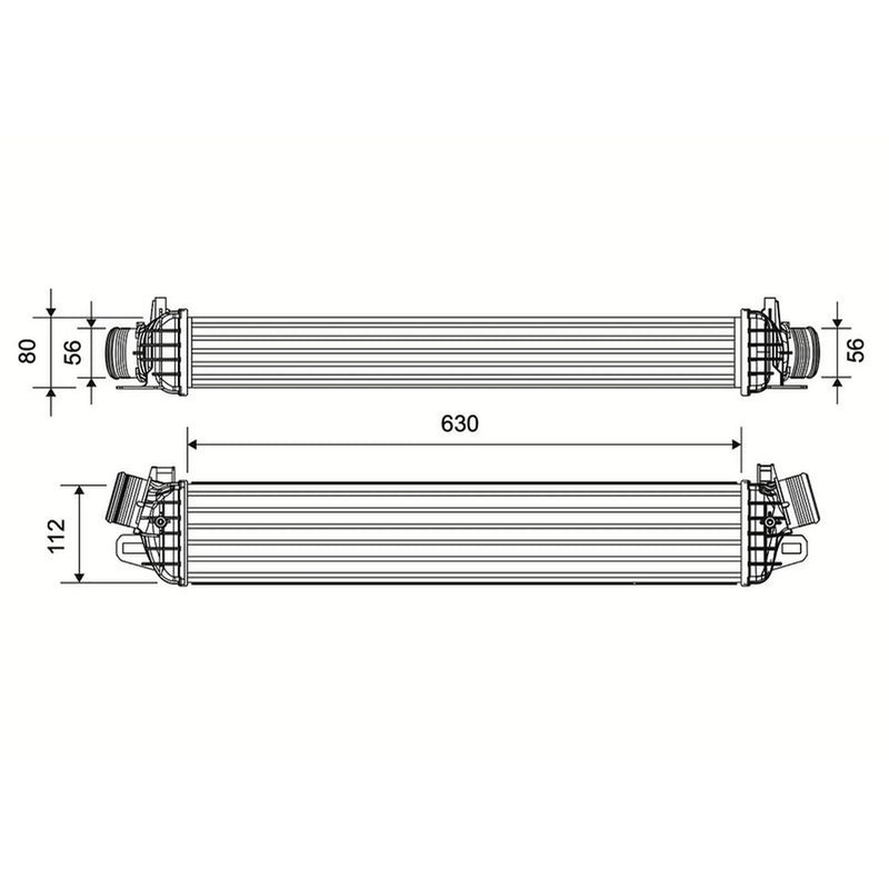 Valeo Intercooler (Charge Air Cooler) 822975