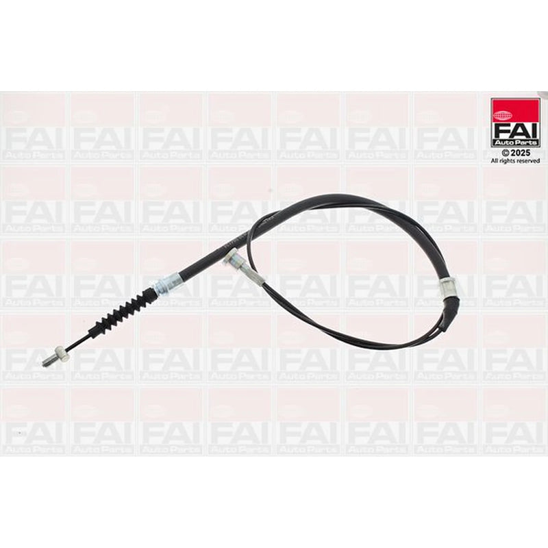 FAI Handbrake Cable Right Rear fits Opel Corsa C 2000-2009 1.7 1.8