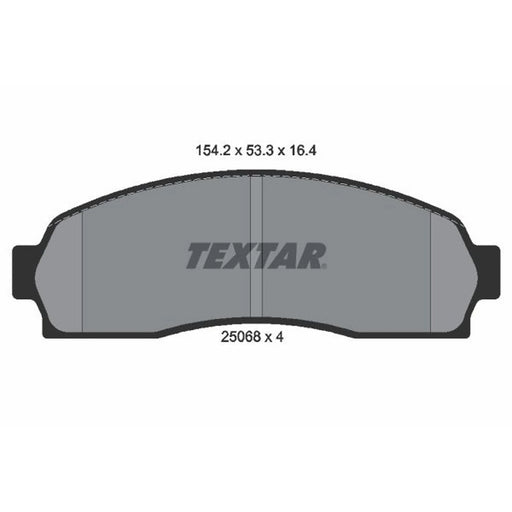 Textar Front Brake Pad Set 2506801