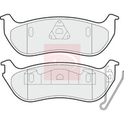 Apec Rear Brake Pad Set PAD1601