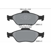 Textar Front Brake Pad Set 2360406