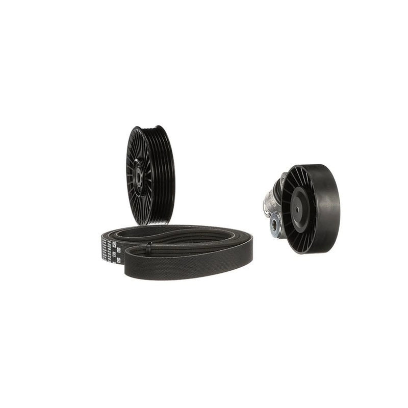 Gates V-Ribbed Belt Set fits Opel Astra G 1998-2005 2.0 2.2