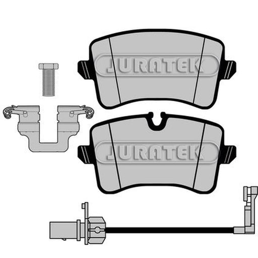 Juratek Rear Brake Pad Set fits Audi A6 Allroad C7 2012-2018 3.0