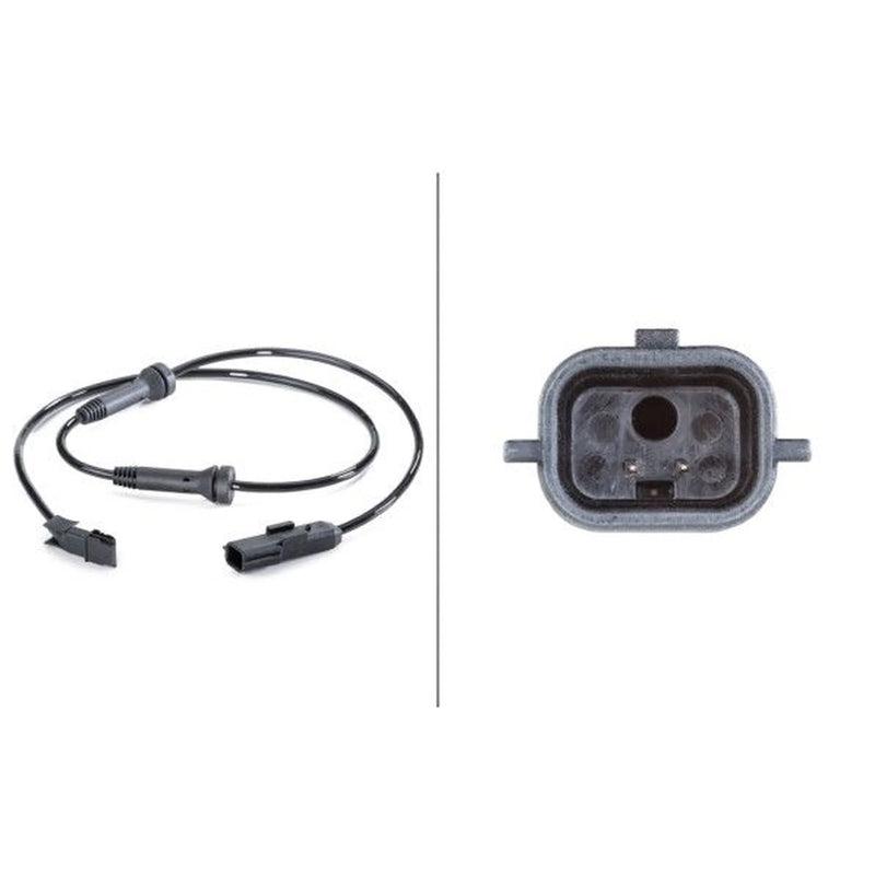 Hella ABS Wheel Speed Sensor Rear fits Renault Grand Scénic II 2004-2009
