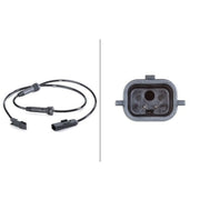 Hella ABS Wheel Speed Sensor Rear 6PU 012 806-251