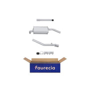 Hella End Silencer Rear fits Fiat Uno 1983-1995 0.9 1.0
