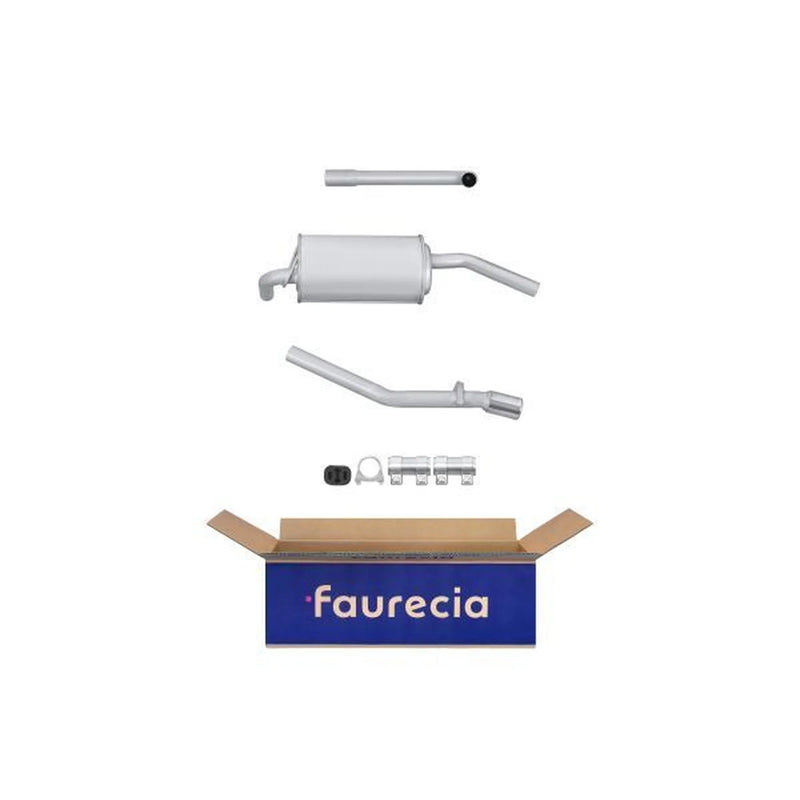 Hella End Silencer Rear fits Fiat Uno 1983-1995 0.9 1.0
