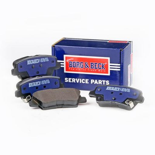 Borg & Beck Rear Brake Solid Discs & Pads fits Hyundai Ioniq 2016-2022 1.6