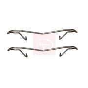 Apec Brake Pad Accessory Fitting Kit Front fits Fiat Doblo 2001-2003 1.2 1.6 1.9