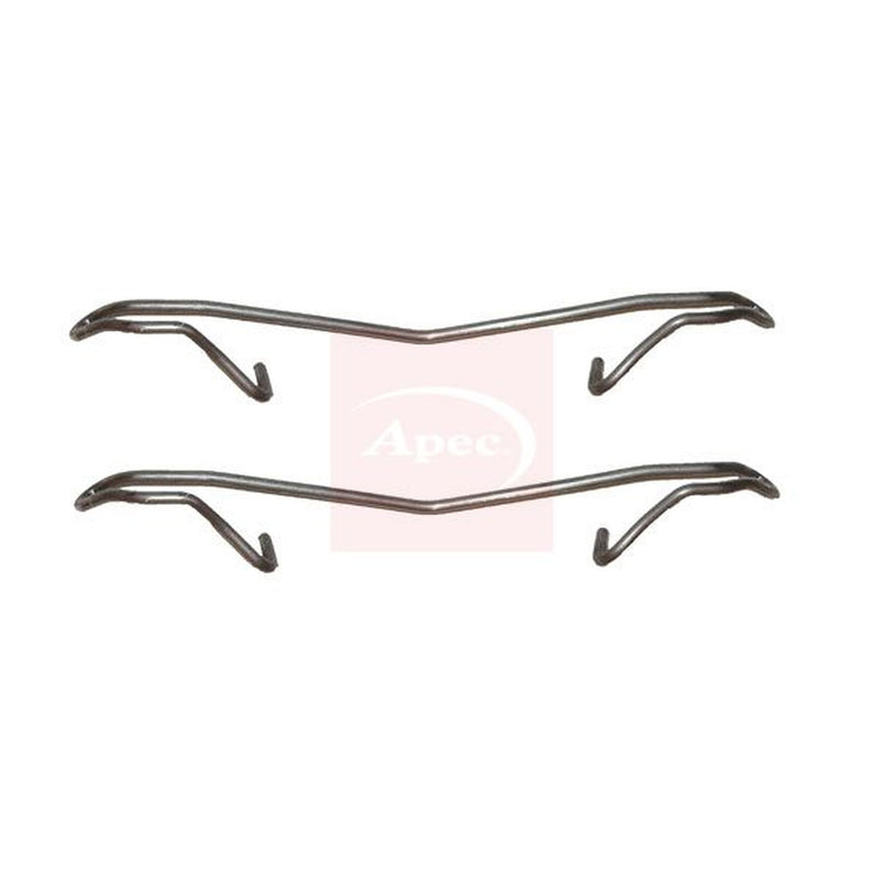 Apec Brake Pad Accessory Fitting Kit Front fits Fiat Doblo 2001-2003 1.2 1.6 1.9