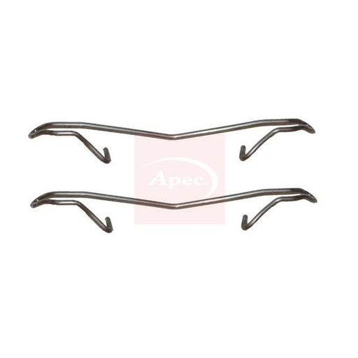 Apec Brake Pad Accessory Fitting Kit Front fits Fiat Doblo 2001-2003 1.2 1.6 1.9