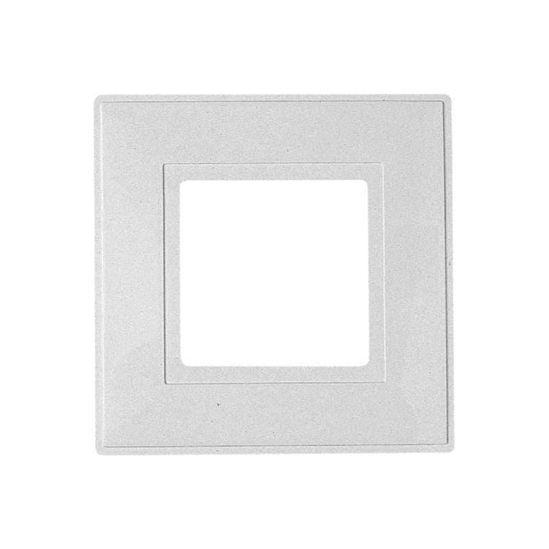 Dencon White Finger Plate 1-Gang (Pack of 2) Dencon - Town Tools