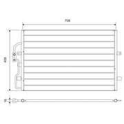 Valeo Air Conditioning Condenser 812710