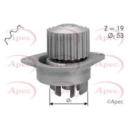 Apec Engine Cooling Water Pump fits Citroën Berlingo First 2000-2011 1.6