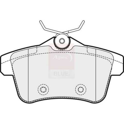 Apec Rear Brake Pad Set PD3344