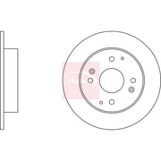 Apec Front & Rear Brake Discs & Pads fits Honda Accord 1998-2003 2.0