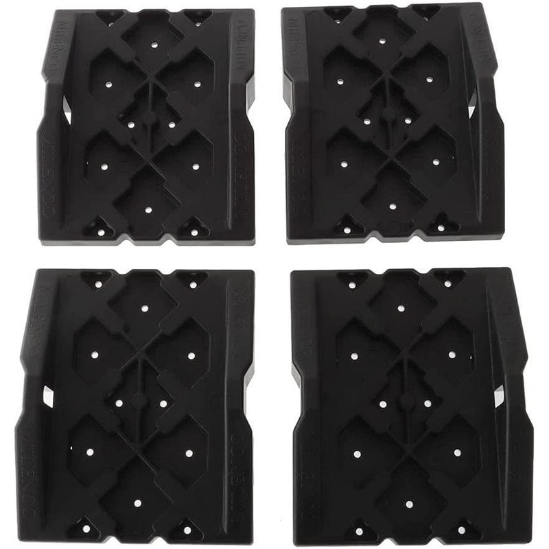 4 Pack x Milenco Stacka Corner Feet Caravan Heavy Duty Jack Pads Supports 3728 Milenco  - Dynamic Drive