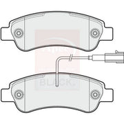 Apec Black Rear Brake Pad Set fits Citroën Relay III 2011-2023 2.0 2.2 3.0