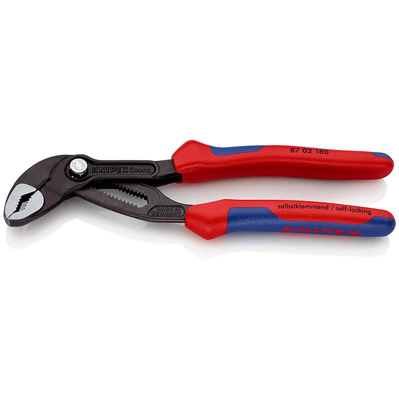 KNIPEX 87 02 180 SB Cobra® High-Tech Water Pump Pliers, 180mm - 87 02 180 SB - image 1