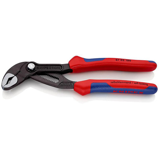 KNIPEX 87 02 180 SB Cobra® High-Tech Water Pump Pliers, 180mm - 87 02 180 SB - image 1