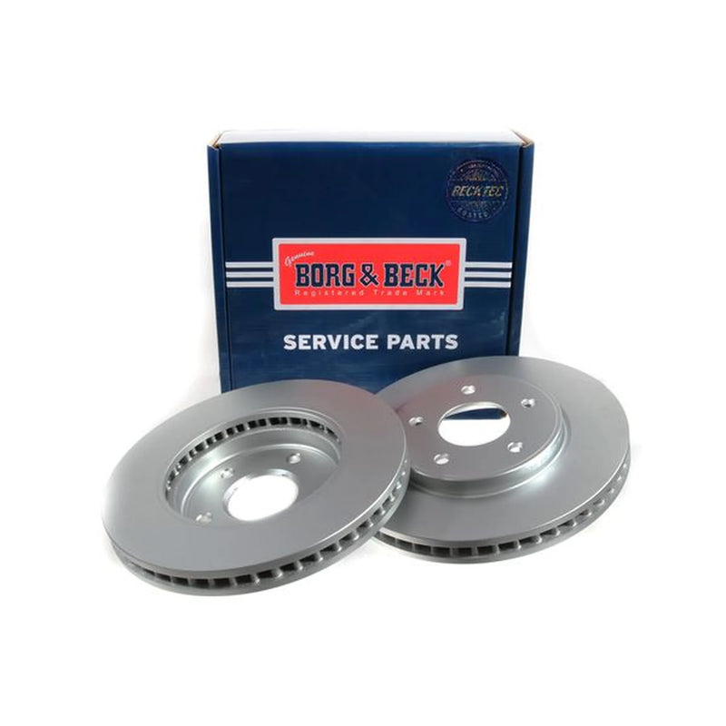 Borg & Beck Front & Rear Brake Discs & Pads fits Nissan Leaf 2010-2017