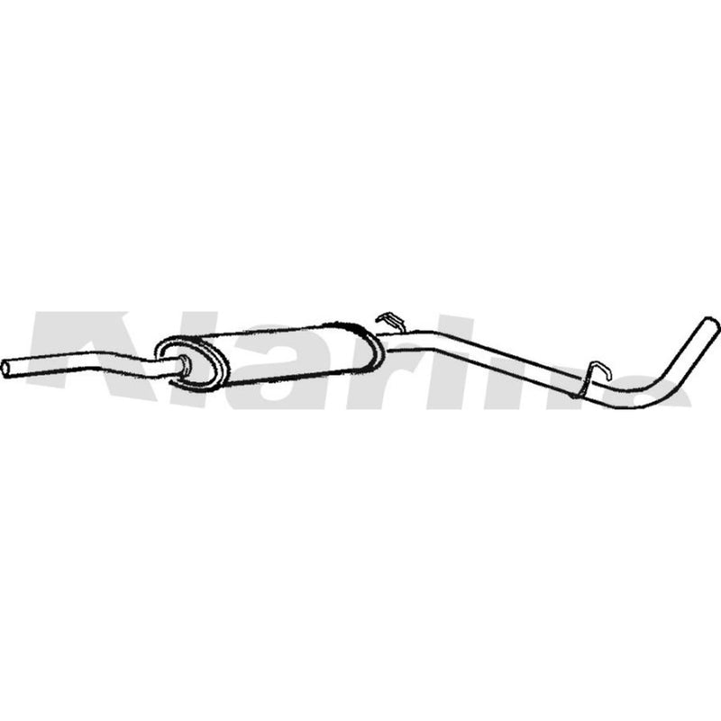 Klarius Box With Centre Pipe Centre fits Skoda Felicia 1995-2001 1.6