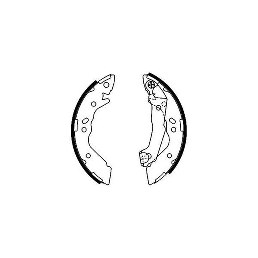 Mintex Brake Shoe Set Axle Kit fits Hyundai Amica / Atoz 1998-2010 1.0 1.1