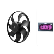 Hella Engine Cooling Fan fits Audi A3 1996-2003 1.8