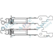 Apec Brake Slack Adjuster Teeth fits Citroën C2 2003-2012 1.1 1.4