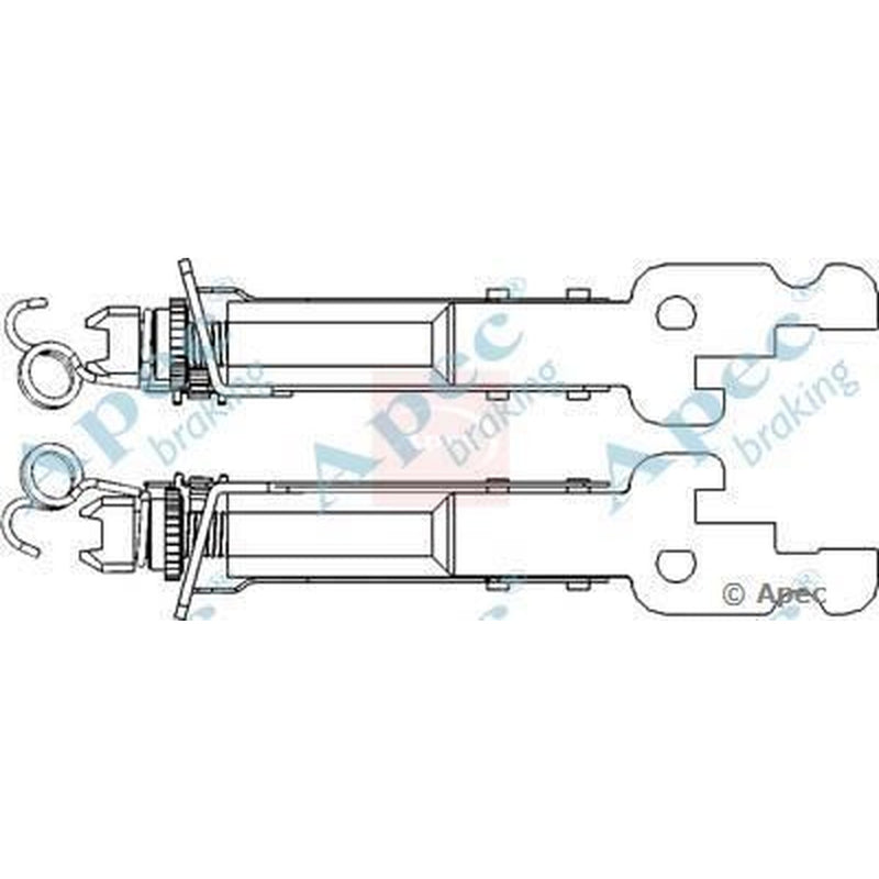 Apec Brake Slack Adjuster Teeth fits Citroën C2 2003-2012 1.1 1.4
