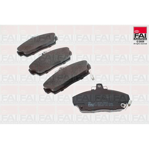 FAI Front Brake Vented Discs & Pads fits Honda Civic VII 2000-2005 1.4