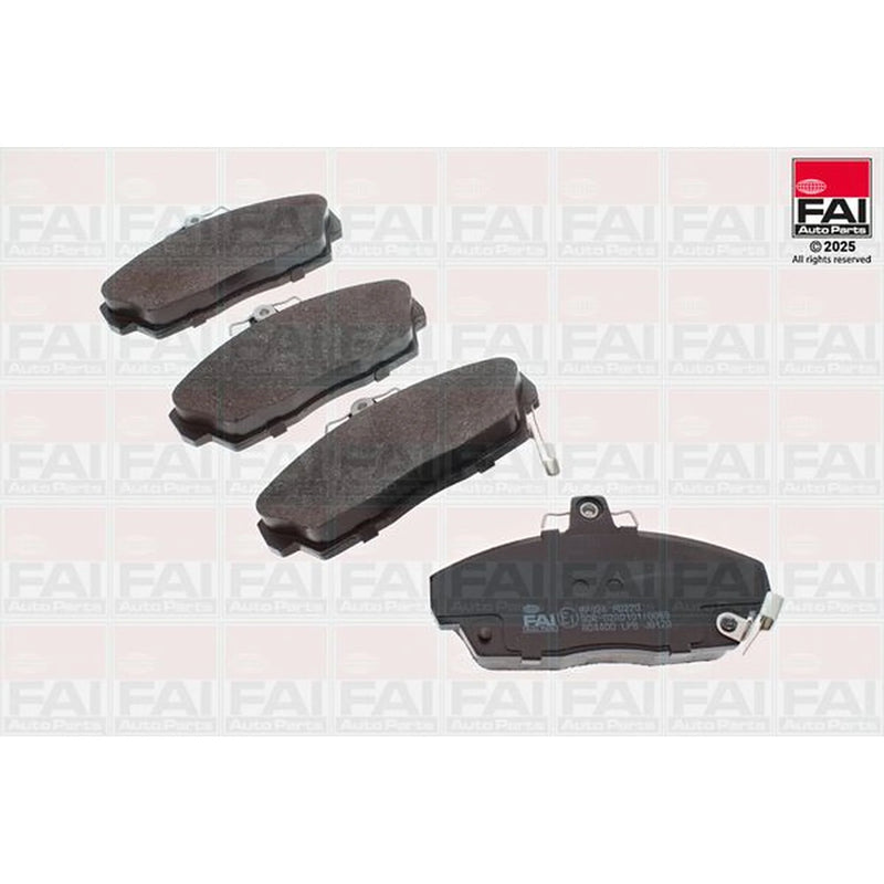 FAI Front Brake Pad Set fits Honda Civic Aerodeck 1998-2001 1.4 1.5 1.6 2.0