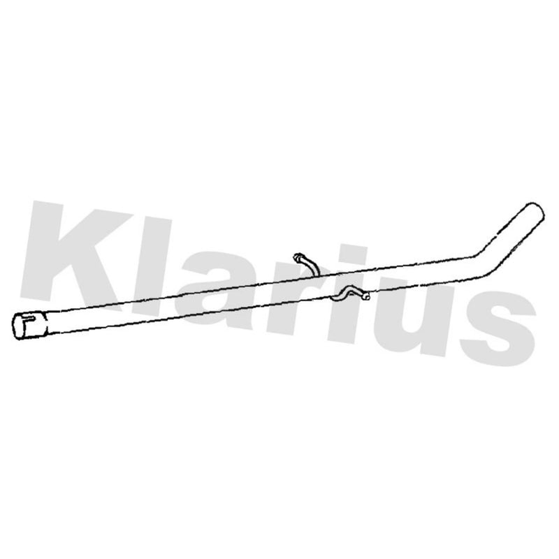 Klarius Exhaust Pipe OD fits Mercedes-Benz Citan Dualiner 2012-2021
